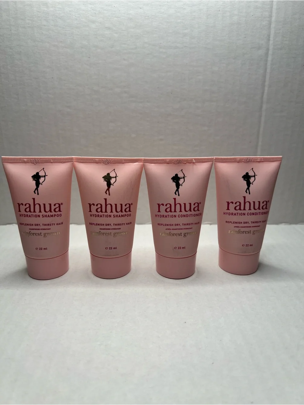 Rahua Hydration Shampoo & Conditioner Travel Set 4 x 22 mL Tubes